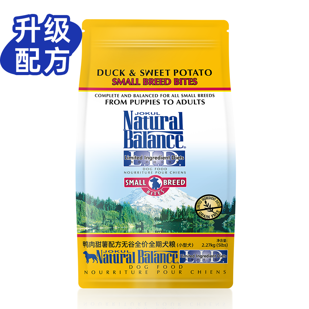 JOKUL NATURAL BALANCE雪山甜薯鴨肉無谷犬糧（小顆粒）